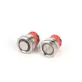 22MM 18A 250V 6Pin LED Light Button Switch Momentary Reset Metal Push Button Switch 