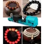 150W EU Plug Mini Wood Lathe Machine Miniature Pearl Lathe DIY Woodworking Pearl Lathe Machine Drill Rotary Tool