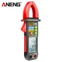 Pinza amperometrica digitale ANENG PN102+ con comando vocale in inglese e batteria esclusa. Misurazione precisa della corrente per test elettrici e risoluzione dei problemi.