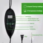 Energy Efficient Seedling Heat Mat with Six-Stage Adjustable Temperature Controller Plant Germination Heating Pad Perfect for Indoor Gardening and Hydroponics