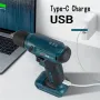 8V Cordless Electrical Drill Set USB Rechargeable 1300mAh Li-Ion Battery LED Light Forward/Reverse Adjustment Drill Bits Kit