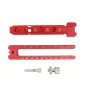 110MM/4.5INCH Adjustable Woodworking Compasses Aluminum Alloy Red Color For Scribing and Drawing