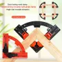 Woodworking 90° Corner Frame Clamp Adjustable Expandable Quick-Lock ABS Plastic Picture Framing Woodworking Tool for Precise Angle Positioning and Efficient Operation