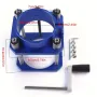 Base di sollevamento invertita per lavorazione del legno, sollevamento regolabile da 0 a 54 mm, compatibile con modelli con diametro esterno di 64-65 mm, ideale per lavori di fresatura, scanalatura, rifinitura e smussatura.