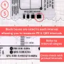 2pcs ECG 7 Step Ruler Plastic Transparent EKG Calipers 7-Step Measuring Tool Waterproof and Easy to Clean Portable ID-Sized Ruler
