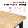 ENJOYWOOD 48 inch Worktable Workbench with Power Outlet 2000 lbs Load Capacity Garage Table Desk Adjustable Height Work Bench for Garage/Wood Shop/Office/Home