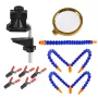 Bench Vise Table Clamp Soldering Station With 5Pc Flexible Arms Soldering Iron Holder Pcb Welding Repair Third Hand Tool