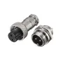 Excellway® GX12 2Pin Aviation Plug Male/Female 12mm Wire Panel Connector Adapter 