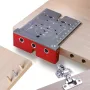35mm Hinge Jig Door Cabinets Concealed Hinge Hole Template Jig Aluminium Alloy Drill Guide Locator Tools
