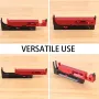 Table Saw Slot Adjuster Mortise and Tenon Tool Aluminum Alloy Movable Ruler Making Seam Movable Measuring Block Woodworking Tool
