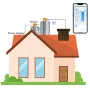 ME201W Tuya APP Ultrasonic Liquid Level Sensor Wi-Fi Remote Monitoring for Water Fuel Diesel Oil Easy Installation Low Maintenance