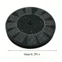 Mini pompe à fontaine solaire pour bassin de jardin avec panneau solaire 1,5 W 7 V, grande capacité de levage 110 cm, débit maximal 190 l/h, 6 têtes de pulvérisation réglables, idéale pour les bains d'oiseaux et les décorations extérieures.