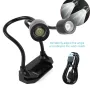 Dual Head LED Microscope Lamp Adjustable Brightness High Luminosity 60000LM for Soldering Industrial Microscopy Camera Lighting Energy Efficient Non-Flickering Light