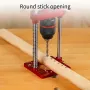 ENJOYWOOD Drill Bracket Stand Drill Guide 35mm 26mm Concealed Hinge Hole Punch Locator Cabinet Hardware Jig For DIY Woodworking Projects