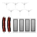 Replacement For S50 Xiaomi Mi Robot Vacuum Cleaner 4 HEPA Filter Plus 2 Main Brushes with 6 Side Brushed