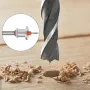 8mm Round Shank Drill Bit Set Adjustable Countersink 2.8-4mm Cone Drill Counterbore Router Drill Bit with Limit Stop Alloy Head Cone Hole Drill