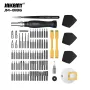 JAKEMY 83-in-1 Precision Screwdriver Set Anti-Slip 3D Engraved Handle with Industrial Grade N35 Magnets Versatile CR-V and S-2 Bits Adjustable Extension Bar Ideal for Home Repair and DIY Projects