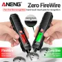 Penna misuratrice di tensione ANENG VD807 ad alta sensibilità, induzione, intervallo di misurazione 12-300 V, con sistema di allarme sonoro e luminoso, illuminazione a LED, spegnimento automatico, strumento di sicurezza per uso domestico e professionale.