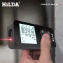 HILDA Laser Distance Meter 50m/100m/120m High Precision ±2mm Rangefinder LCD Backlight Display Type-C Battery