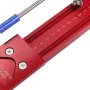 Sistema di guida parallela in lega di alluminio per tagli ripetibili per binario di guida per seghetto alternativo adatto per utensili per lavorazione del legno Festool