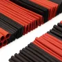 127 Pcs Heat Shrink Tubing Set 2:1 Thermoresistant Tube Red Black Shrink Wrapping Wire Protection Heat-shrinkable Sheath