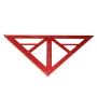 90/45 Degree Aluminum Alloy Multi-function Woodworking Triangle Ruler Inch Precision Triangle Ruler