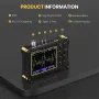 ZEEWEII DSO154Pro Mini Handheld Digital Oscilloscope 154pro 40MSa/s Sampling Rate 18MHz Bandwidth PWM Signal Generator LCD Display