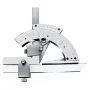 Universal Angle Ruler 0-320 Degrees High Precision No Parallax Carbon Steel Chrome Plated Laser Scale Angle Finder Protractor for Woodworking