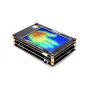 MLX90640 Digital Infrared Thermal Imager 3.4 Inch LCD Handheld Infrared Temperature Sensors Detection Tool + Battery