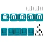 5/10 Pack Battery Storage Rack for 14.4V 18V Li-ion Battery Tools Machine Holder Storage Rack Wall Mount Bracket Fixing
