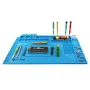 BEST S160 Manyetik Isı Yalıtımlı Silikon Ped Masa Matı Bakım Platformu BGA Lehimleme Onarım İstasyonu