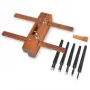 175mm Rosewood Woodworking Planer Adjustable Hand Planer High-Speed Steel Blade for Precision Trimming and Grooving