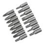 17PCS Socket Screwdriver Metal L-shaped Angle Head Twin Wrench Driver Torx Pozidriv Bit