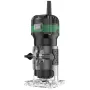 6.35mm 800W Electric Hand Trimmer Wood Router Electric Trimming Machine 6-Speed Adjustable 33000RPM Copper Motor Woodworking Milling Engraving Home DIY Power Tool for Trimming and Slotting