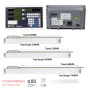 YHSINO VM600-3 Digital Readout YE Optical Linear Scale Durable Aluminum Zinc Alloy Construction 3 Axis AC 80V-240V High Performance Tool for Precise Measurement