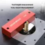 ENJOYWOOD 16 ADET Metrik Ölçüm Blokları Seti Alüminyum Alaşımlı Hassas Ölçüm Kırmızı Renk Uygun Depolama Kurulum Blokları