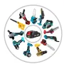 18V 7500mAh Lithium Battery Rechargeable for Mak Power Tools High Capacity Durable Battery Life for Electric Chainsaw Extended Battery Performance Easy Recharging Powerful 5 Section Construction