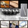 Professional 36Pcs Steel Metal Stamping Tool Set 3/6mm Alloy Steel Number and Letter Punch HRC 58-62 for Jewelry Craft
