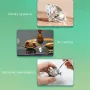 3 in 1 1600X Digital Microscope Camera Type-C USB Portable High Resolution LED Magnifier for Soldering and Cell Phone Repair Dual Power