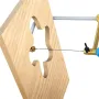 Mini Hand Saw U Type Frame Adjustable Craft Tools 8PCS Spiral Blades Perfect for DIY Projects Jewelry Making Woodworking Compact