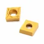 Machifit 10pcs CCMT060204-HM YBC251 Carbide Insert Titanium Coated Carbide Cutter