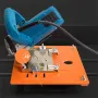 Cirkelzaag bodemplaat Cirkelzaag geleiderail Bodemplaat Bakeliet 28x15cm 28x20cm 28x25cm Laserschaal Verstelbare leunbalk voor 4-inch motoren Universele compatibiliteit