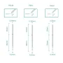T65 Soldering Iron Tip Set 5 PCS Lead-Free Metal High Longevity Anti-Blackening Coating Efficient Soldering Performance Superior Thermal Conductivity