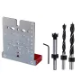 35mm Hinge Jig Door Cabinets Concealed Hinge Hole Template Jig Aluminium Alloy Drill Guide Locator Tools
