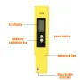 Digital LCD 0 ~ 14.0 PH PH MÈT Mèt Ters Otomatik Kalibrasyon PH mèt pou dlo Idwolik monitè Aquarium Ters kit