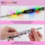 SEQUER SI012 Pro Max SI-B2 Portable OLED Soldering Iron with Color Ambience Light Chinese English and Russian Menu Applicable SI Soldering Iron Tips Support PD|QC|3S-6S Battery Power Supply