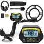 USA Direct Metal Detector Waterproof Professional Gold Finder with LCD Display 10\ Coil Advanced DSP Chip Deep Detection Treasure Hunter