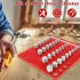 34 Somun ve Cıvata Diş Kontrol Cihazı Cıvata Boyutu ve Diş Tanımlayıcı Ölçer Standart ve Metrik Cıvata ve Somun Ölçeri Doğru Ölçüm için İnç ve Santimetre Cetveli