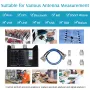 SAA-2N NanoVNA V2 Antenna Analyzer 3G Vector Network Analyzer 4.0 Inch Touching Screen Shortwave HF VHF UHF with Iron Housing