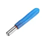 Drillpro 10 adet 0.1/0.2/0.3mm 25 Derece Gravür Ucu Mavi NANO Kaplamalı Karbür Düz Tabanlı PCB Gravür Ucu CNC Yönlendirici Aracı